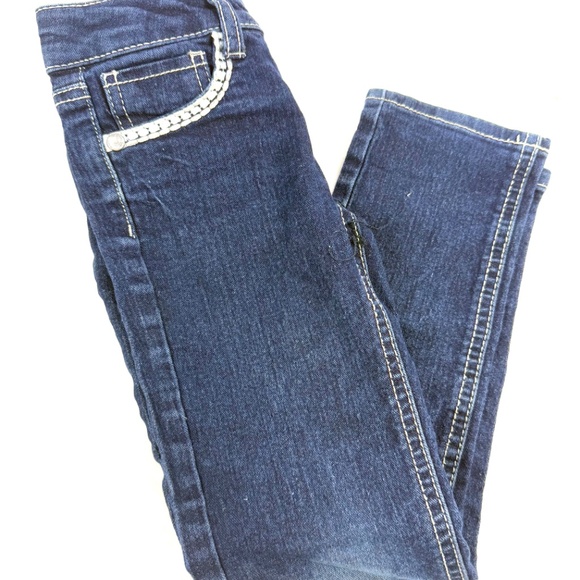 Faded Glory Girls Size 5 Bootcut Jeans with Embroidered Back Pockets - Picture 10 of 10